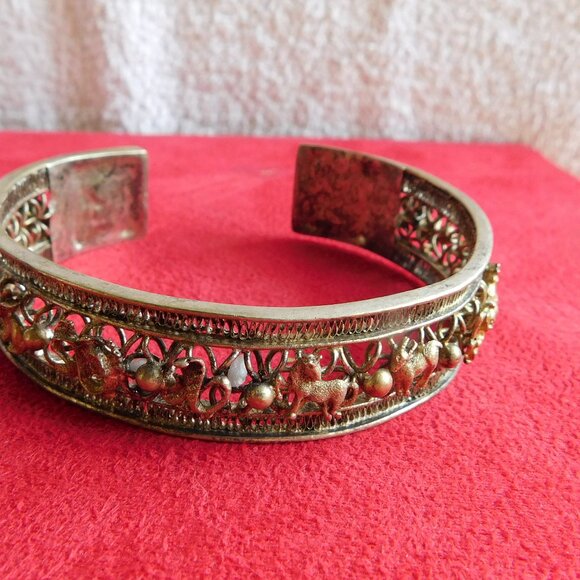 Ladies Brass Patina Bracelet - Picture 2 of 4